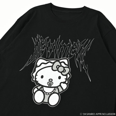 『サンリオキャラクターズ』QOOZA × HELLO KITTY / KITTYコラボ L/S TEE