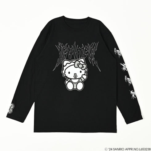 『サンリオキャラクターズ』QOOZA × HELLO KITTY / KITTYコラボ L/S TEE