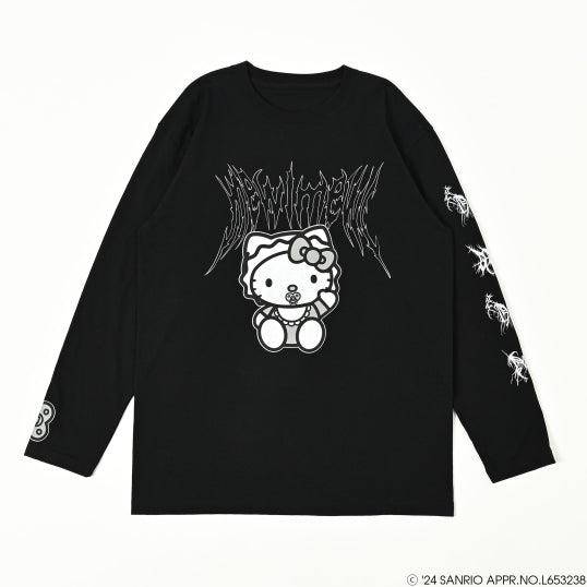 『サンリオキャラクターズ』QOOZA × HELLO KITTY / KITTYコラボ L/S TEE