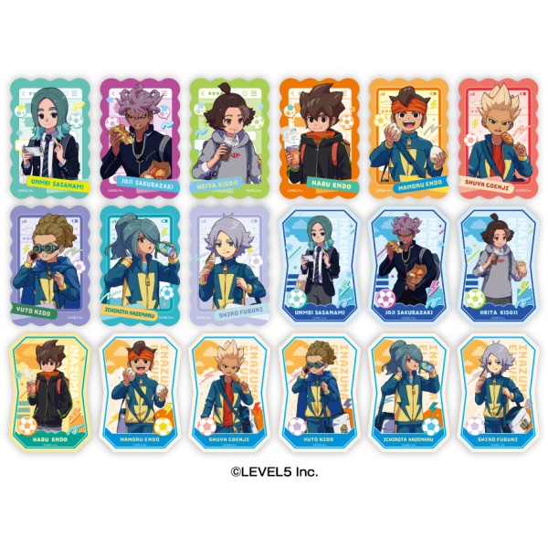 『イナズマイレブン 英雄たちのヴィクトリーロード』ダイカットステッカーコレクション【1BOX 9パック入り】