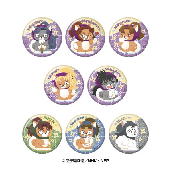 『忍たま乱太郎』どうぶつフォーゼ グリッターカンバッジコレクション3【1BOX 8パック入り】