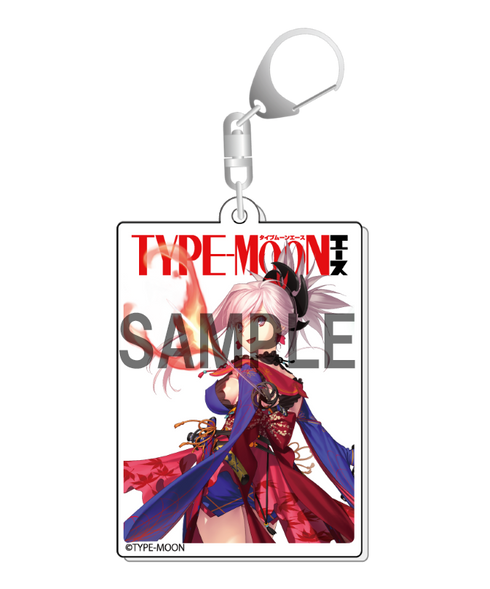 『TYPE-MOONエース』表紙イラスト アクリルキーホルダー〈宮本武蔵〉