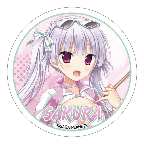 『はつゆきさくら』描き下ろし 缶バッジ 玉樹桜 RQver.