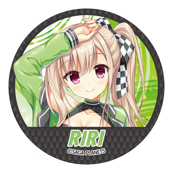 『かけぬけ★青春スパーキング!』描き下ろし 缶バッジ 鹿島理々 RQver.