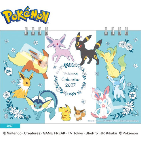 "Pokémon" 2027 Desk Calendar 27CL-008