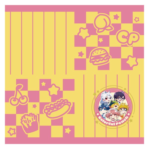 『カラフルピーチ』ハンドタオル ダイナー /(2)