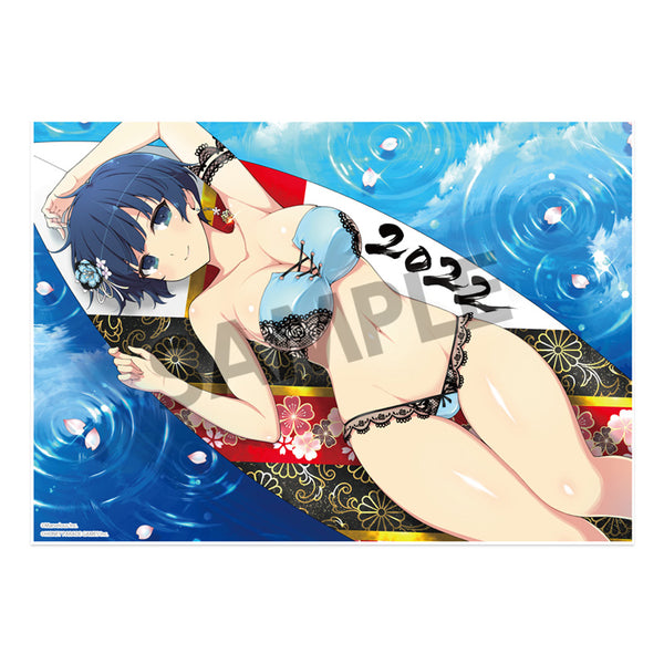 『シノビマスター 閃乱カグラ NEW LINK』ビジュアルアクリルプレート 夜桜(伝説爆乳祭)