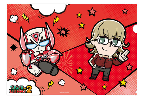 『TIGER & BUNNY2』大川ぶくぶ 描き起こしA4クリアファイル (バーナビー・ブルックス Jr.)