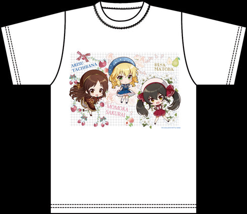 『アイドルマスター シンデレラガールズ』ぷちちょこ グラフィックTシャツ ももぺあべりー Ver.