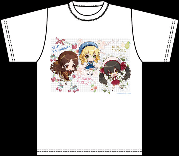 『アイドルマスター シンデレラガールズ』ぷちちょこ グラフィックTシャツ ももぺあべりー Ver.
