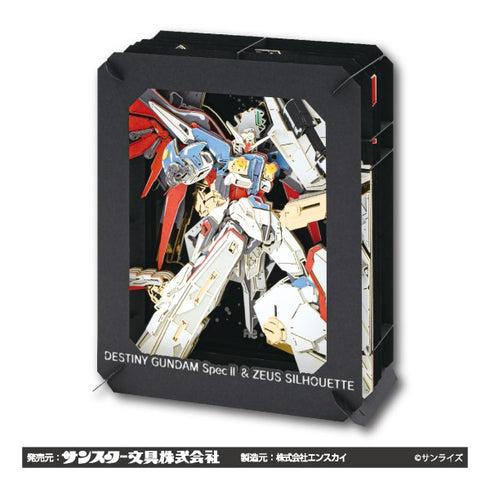 『機動戦士ガンダムSEED FREEDOM』PAPER THEATER(ペーパーシアター) ジャンボ / デスティニーガンダムSpecII&ゼウスシルエット PT-J10