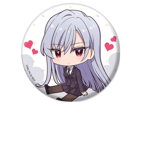 『君のことが大大大大大好きな100人の彼女』 ぺたん娘缶バッジ 栄逢凪乃