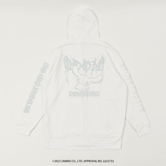 『サンリオキャラクターズ』QOOZA×Cinnamoroll / シナモロールコラボパーカー ホワイト