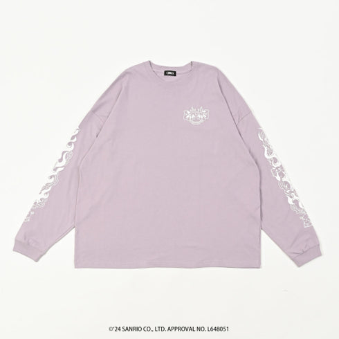 『サンリオキャラクターズ』QOOZA×Kuromi×東京13零式 / クロミトリプルコラボ L/S TEE PPL