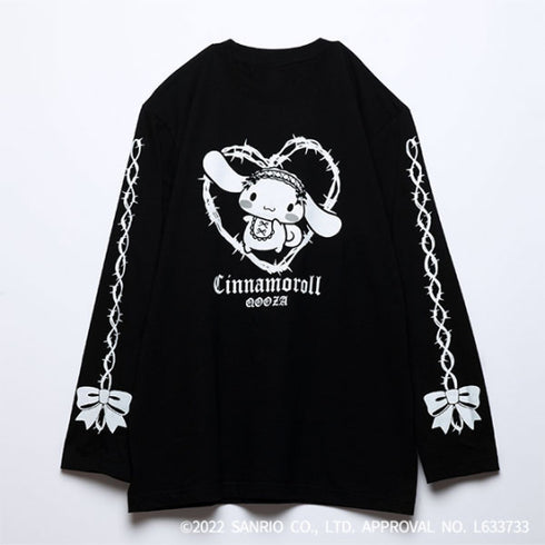 『サンリオキャラクターズ』QOOZA×Cinnamoroll / シナモロールコラボロンT