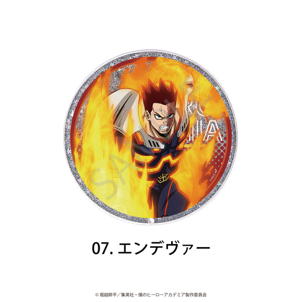 "My Hero Academia" Glitter Coaster 07. Endeavor