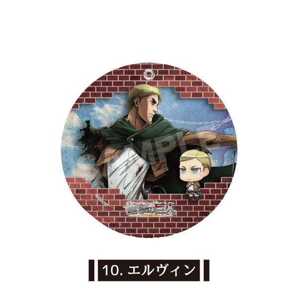 『進撃の巨人』レザーコースターキーホルダー /10 エルヴィン【202510再販】