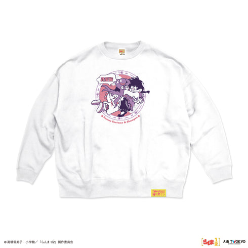 『らんま1/2』TVアニメ第2弾 ポップイラストスウェット 1(早乙女乱馬 & シャンプー)