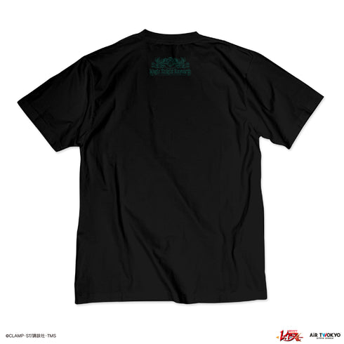 『魔法騎士レイアース』第2弾 デコラティブTシャツ 5(イーグル&ジェオ&ザズ)ブラック