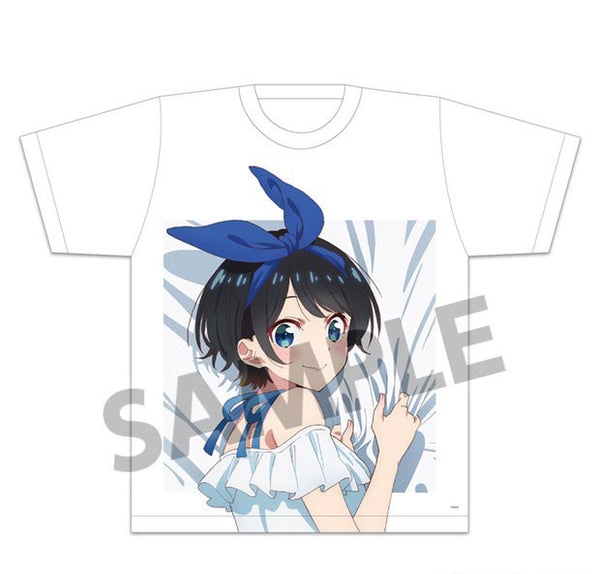 『彼女、お借りします』描き下ろし抱きつかれTシャツ 更科瑠夏 ワンピース ver.