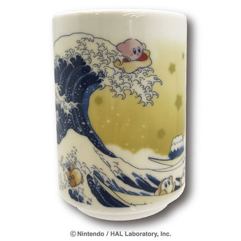 『星のカービィ』ふわふ和コレクション 湯呑み プププ三十六景 フロートアイランズ沖浪裏