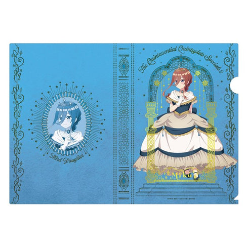 『五等分の花嫁*』箔入りA4クリアファイル(深窓の令嬢) /(3)中野三玖