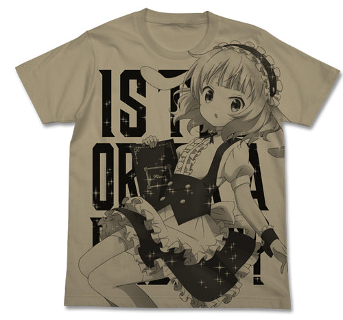 『ご注文はうさぎですか?』シャロ オールプリントTシャツ【202405再販】