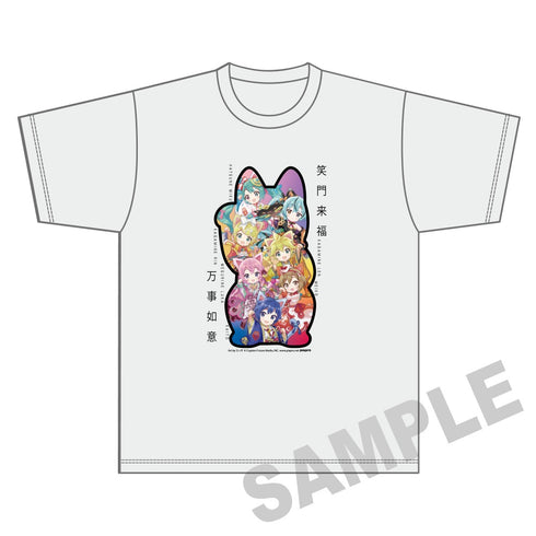 『初音ミク×招き猫』Tシャツ ピアプロキャラクターズ L Art by らっす