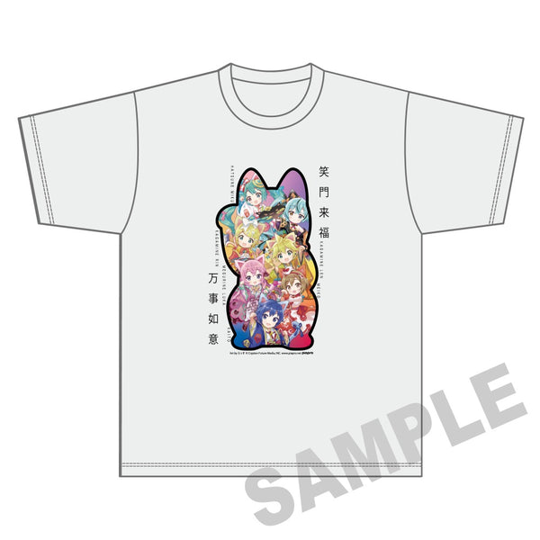 『初音ミク×招き猫』Tシャツ ピアプロキャラクターズ L Art by らっす