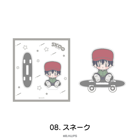 『オリジナルSK∞ エスケーエイト』スケボーアクリルスタンド 08.スネーク