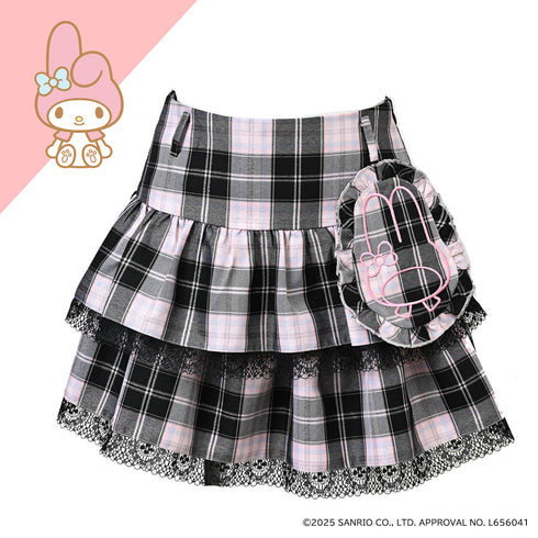 『サンリオキャラクターズ』QOOZA × マイメロディ&クロミ / My Melody mini skirt
