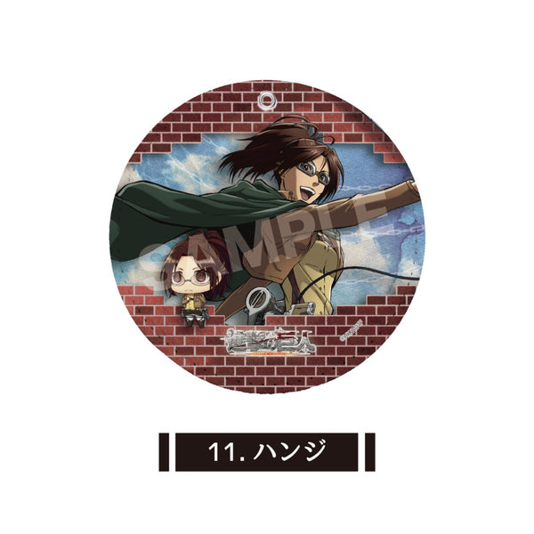 『進撃の巨人』レザーコースターキーホルダー /11 ハンジ【202510再販】
