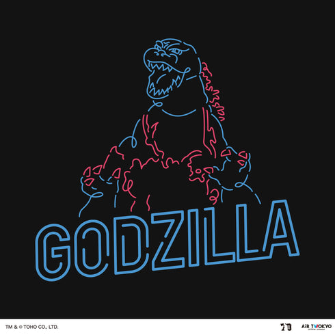 『ゴジラ』ゴジラ 70 周年記念 平成・VS シリーズ シーンイラストパーカー 2(ゴジラ香港上陸) S