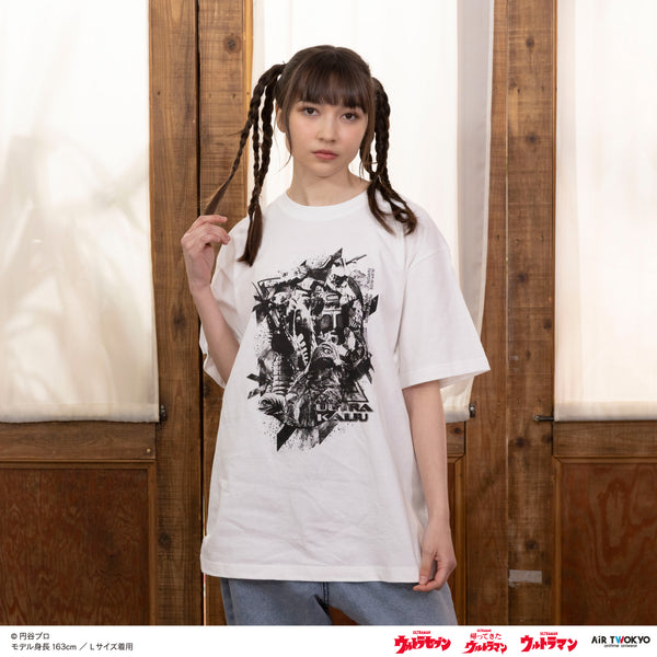 『ウルトラマンシリーズ』第2弾 ウルトラ怪獣コラージュTシャツ ホワイト