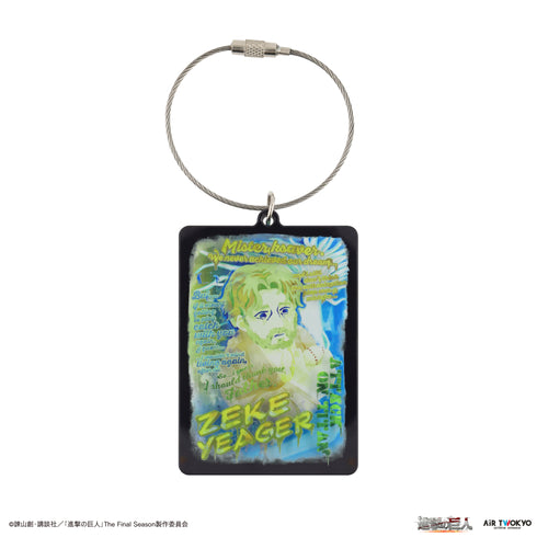 『進撃の巨人』The Final Season ウォールアート第2弾 3Dアクリルキーホルダー ジーク