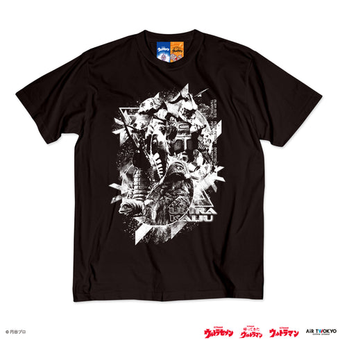 『ウルトラマンシリーズ』第2弾 ウルトラ怪獣コラージュTシャツ ブラック