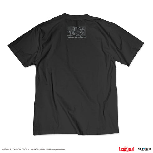 『ウルトラマン ULTRAMAN: RIING』第1弾 アメコミイラストTシャツ 6(親子のスペシウム光線)ブラック