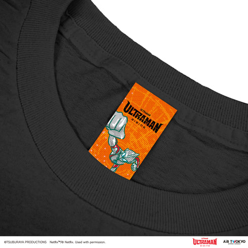 『ウルトラマン ULTRAMAN: RIING』第1弾 アメコミイラストTシャツ 6(親子のスペシウム光線)ブラック