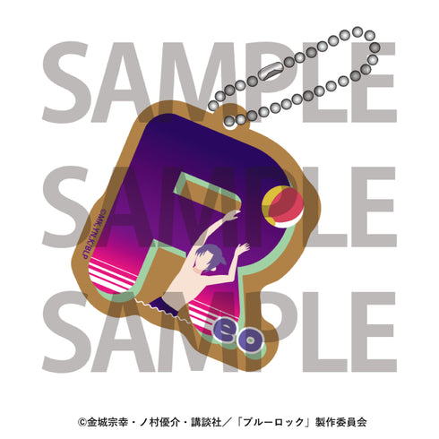 『箱根小涌園ユネッサン×ブルーロック』トレーディングウッドキーホルダー BOX