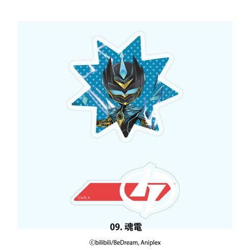 『TO BE HERO X』ヘアクリップ(2個セット) 09.魂電