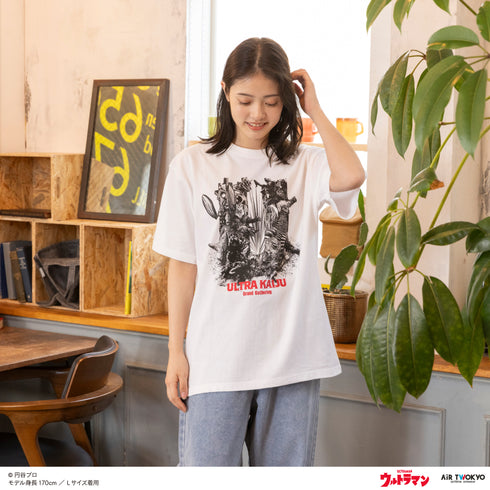 『ウルトラマンシリーズ』第1弾 ウルトラ怪獣コラージュTシャツ ホワイト