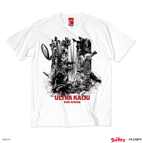 『ウルトラマンシリーズ』第1弾 ウルトラ怪獣コラージュTシャツ ホワイト