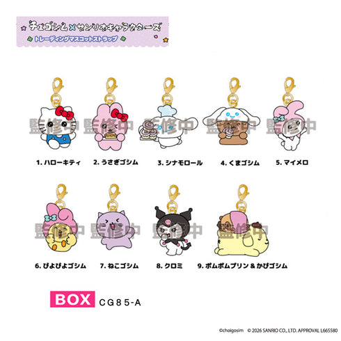 『チェゴシム×サンリオキャラクターズ』トレーディングマスコットストラップ BOX