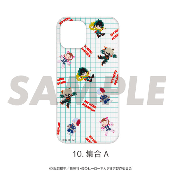 『僕のヒーローアカデミア』全機種対応ハードタイプスマホケース 10.集合 A