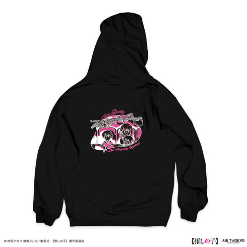 『【推しの子】』TVアニメ第2弾 モノトーンシーンイラストパーカー 1(アイ)ブラック