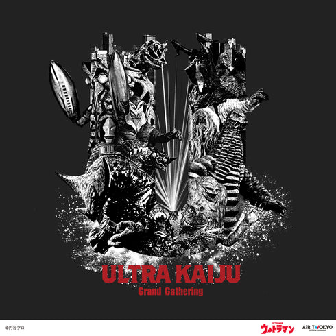 『ウルトラマンシリーズ』第1弾 ウルトラ怪獣コラージュTシャツ ブラック