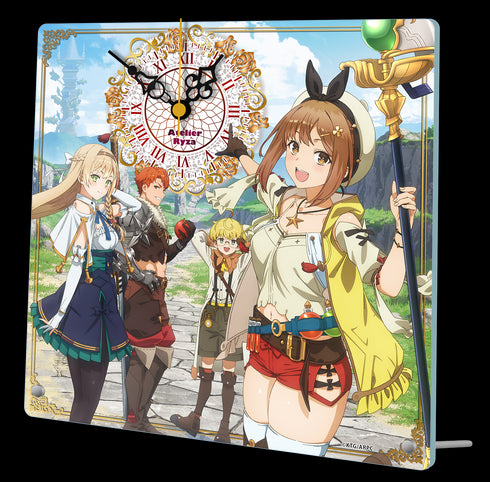 『ライザのアトリエ ~常闇の女王と秘密の隠れ家~』アクリル置時計