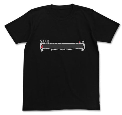 『ミスカトニック大学購買部』SAN値Tシャツ / BLACK【202406再販】