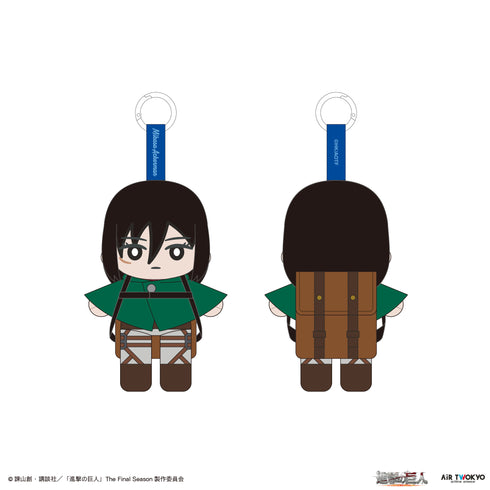 『進撃の巨人』TVアニメぬいぐるみポーチ付きエコバッグ(ミカサ)