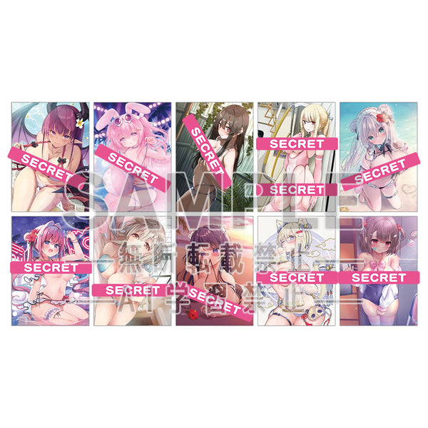 "Dengeki Otona no Mo-Oh" A4 Mini Clear Poster 10-Piece Set